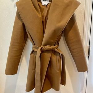 BB Dakota Tan Belted Coat
